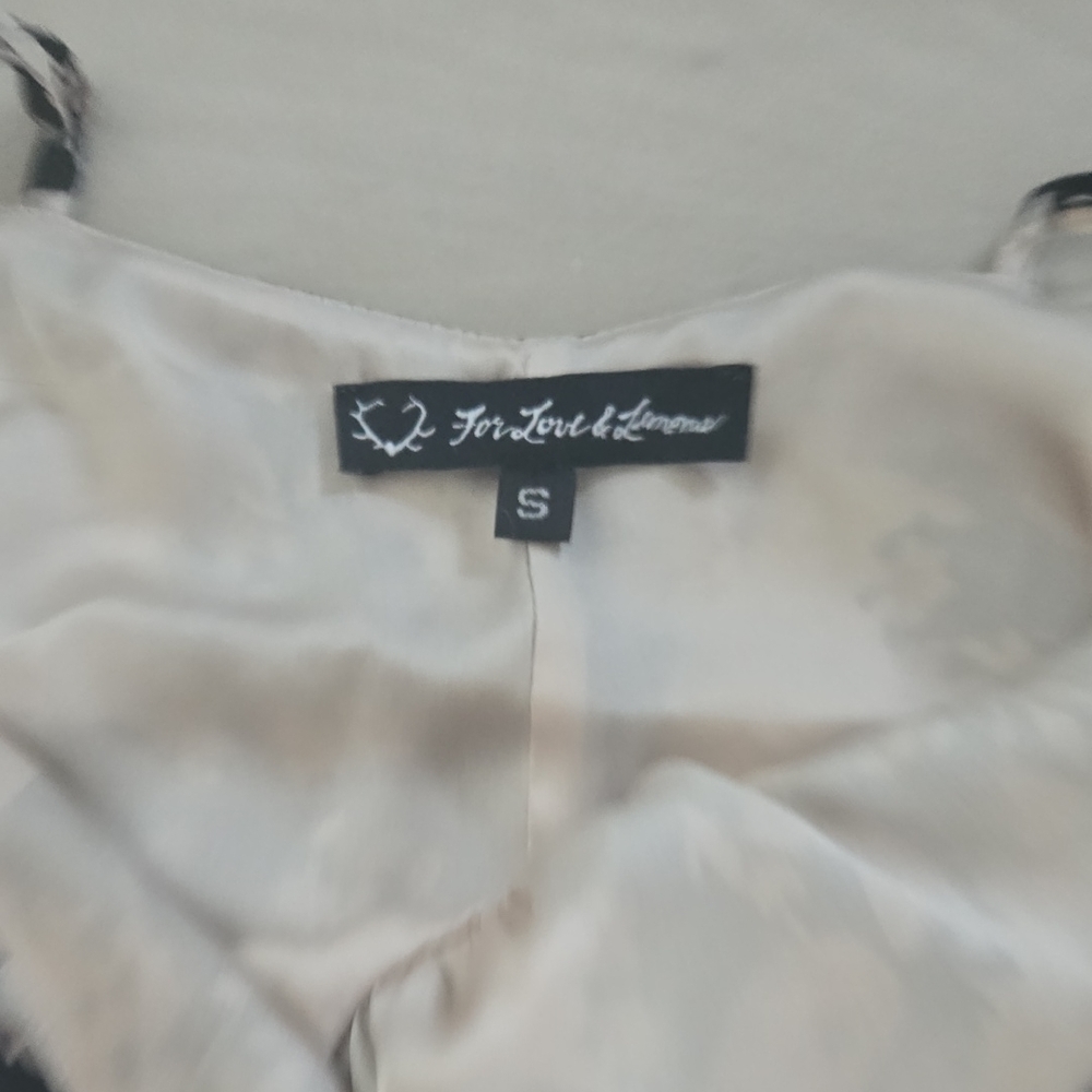 For Love And Lemons Black and Cream Dress - Picture 4 of 4